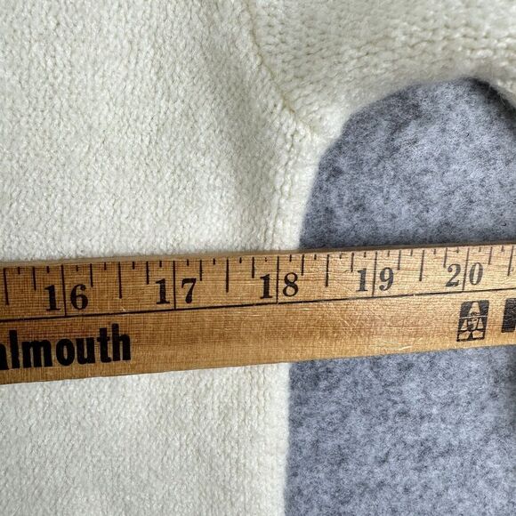 Anthropologie Joy Fringe Sweater Womens Medium Cozy Casual Pullover V-Neck Boho - Picture 11 of 15